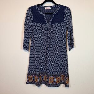 WILLA - Blue Tunic Dress
